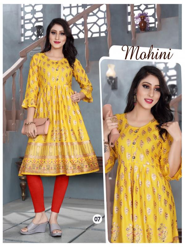 trendy Mohini Vol 6 Rayon Designer Kurti Collection